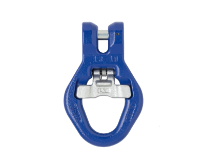 Clevis Skip Suspension Link for One-Hand Operation and Forged Safety Latch TWN 1869